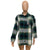 Winter Plaid Long Sleeve Jacket