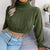 Fall Winter Casual Crop Knitting Sweater