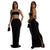 Tube Top Strap Trousers Two-Piece Set