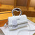 Metal Handbags Single Shoulder Oblique Bag