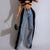 Patchwork Three Stripes Wide Leg Denim Pants