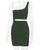 Solid slim Sleeveless Bodycon Dress